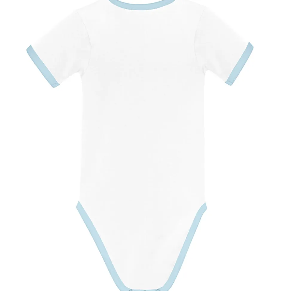Baby Bio Kontrast Kurzarm-Body Sunshine