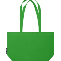 Breite Bio Stofftasche mit langen Henkeln Fairtrade