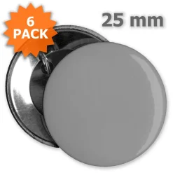 Button 25 mm - 6 Stück