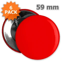 Button 59 mm - 6 Stück