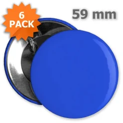 Button 59 mm - 6 Stück
