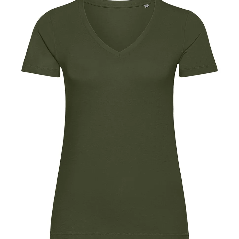 Frauen Bio T-Shirt mit V-Ausschnitt Inspire