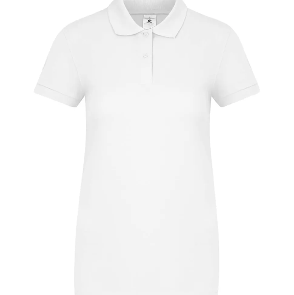 Frauen Fein-Piqué Poloshirt 180