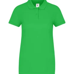 Frauen Fein-Piqué Poloshirt 180