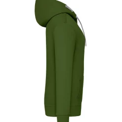 Frauen Kontrast Kapuzen-Sweatjacke - Fair4All