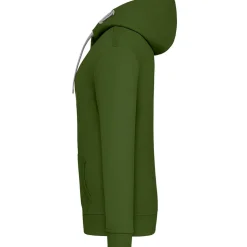 Frauen Kontrast Kapuzen-Sweatjacke - Fair4All