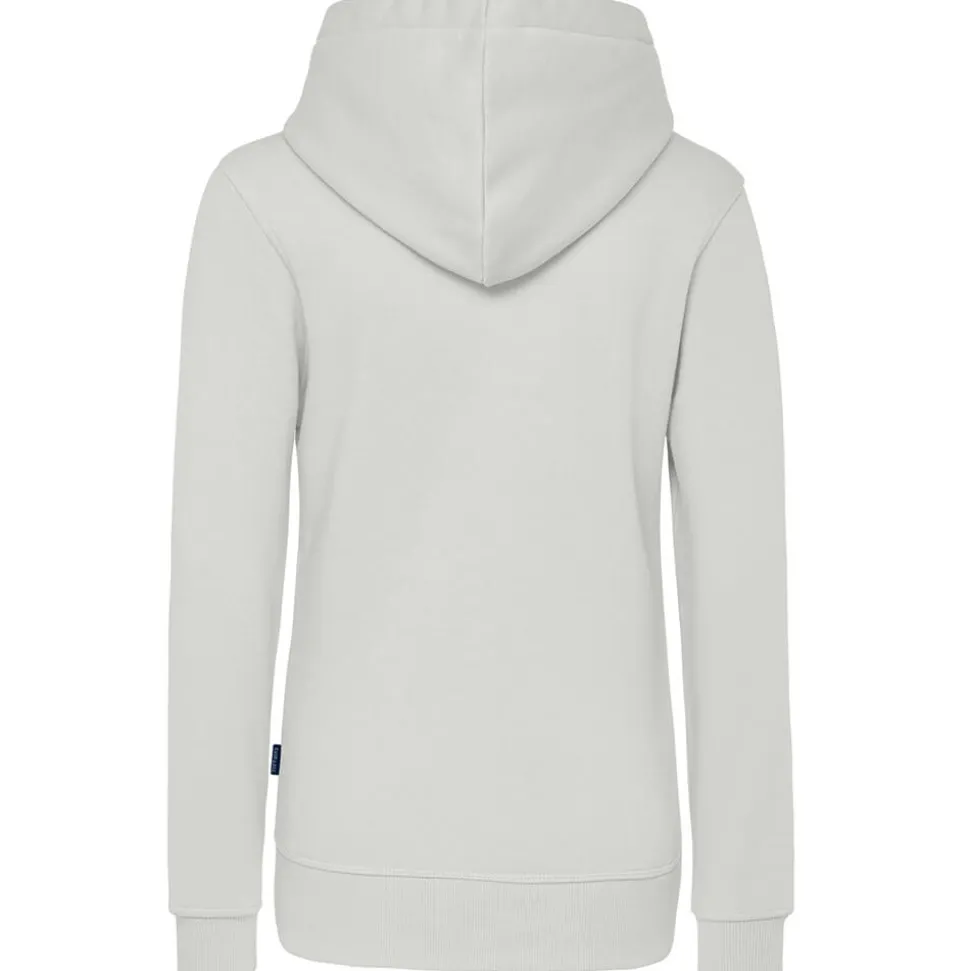 Frauen Kontrast Kapuzen-Sweatjacke in Übergröße - Fair4All