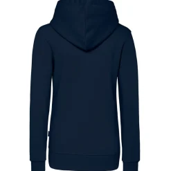 Frauen Kontrast Kapuzen-Sweatjacke in Übergröße - Fair4All
