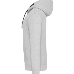 Frauen Kontrast Kapuzen-Sweatjacke in Übergröße - Fair4All