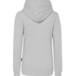 Frauen Kontrast Kapuzen-Sweatjacke in Übergröße - Fair4All