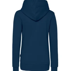 Frauen Kontrast Kapuzen-Sweatjacke in Übergröße - Fair4All