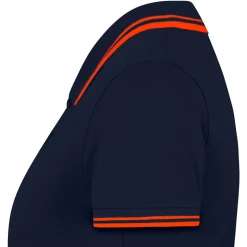 Frauen Kontrast Poloshirt Pasadena