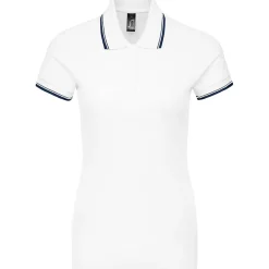 Frauen Kontrast Poloshirt Practice