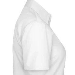 Frauen Kurzarm Popeline-Bluse