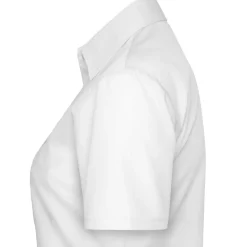 Frauen Kurzarm Popeline-Bluse