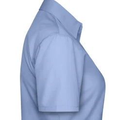 Frauen Kurzarm Popeline-Bluse