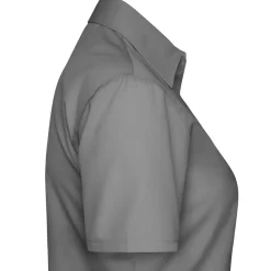 Frauen Kurzarm Popeline-Bluse