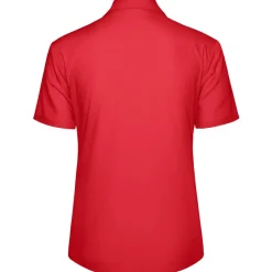 Frauen Kurzarm Popeline-Bluse