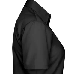 Frauen Kurzarm Popeline-Bluse