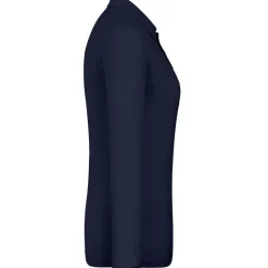 Frauen Langarm Piqué Poloshirt ID.001