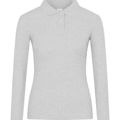 Frauen Langarm Piqué Poloshirt ID.001