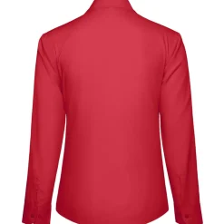 Frauen Langarm Popeline-Bluse