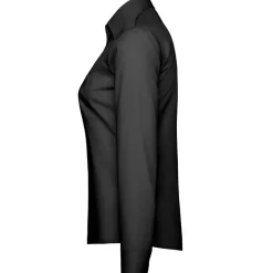 Frauen Langarm Popeline-Bluse