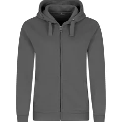 Frauen Premium Kapuzen-Sweatjacke 70/30 Mischgewebe in Übergröße
