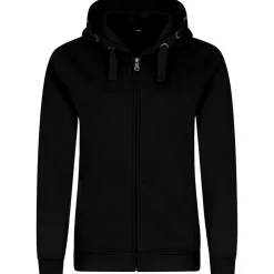 Frauen Premium Kapuzen-Sweatjacke 70/30 Mischgewebe in Übergröße