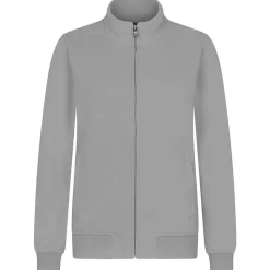 Frauen Premium Sweatjacke French Terry 70/30 Mischgewebe in Übergröße
