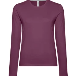 Frauen Rundhals Langarmshirt