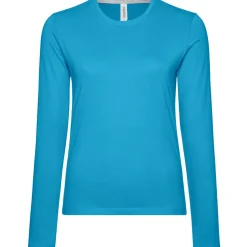 Frauen Rundhals Langarmshirt
