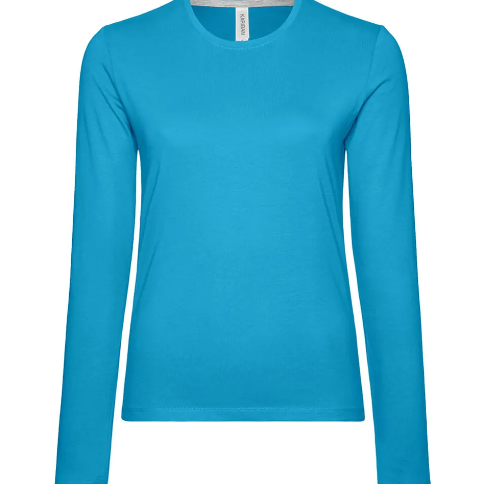 Frauen Rundhals Langarmshirt