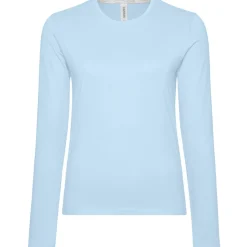 Frauen Rundhals Langarmshirt