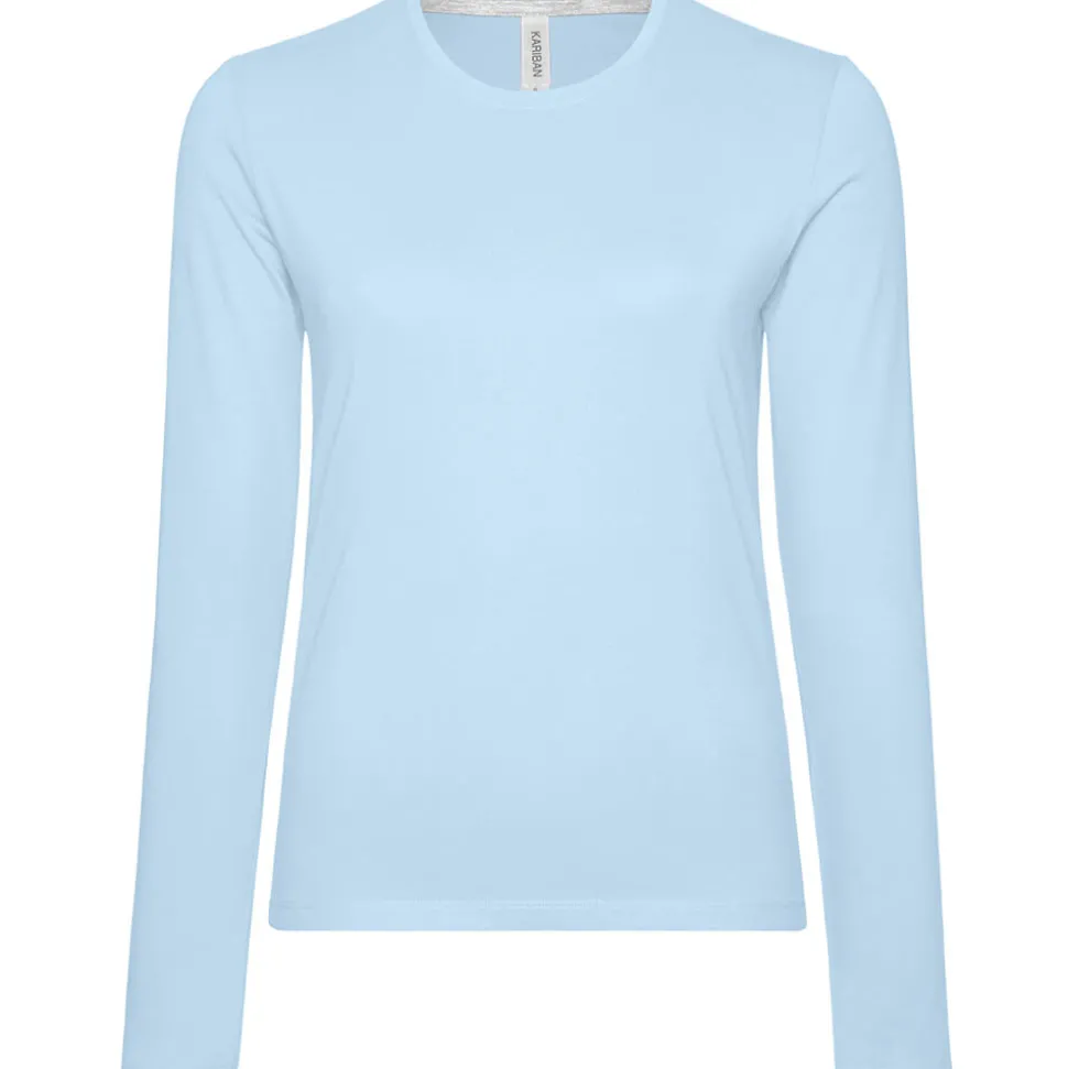Frauen Rundhals Langarmshirt