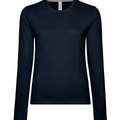 Frauen Rundhals Langarmshirt