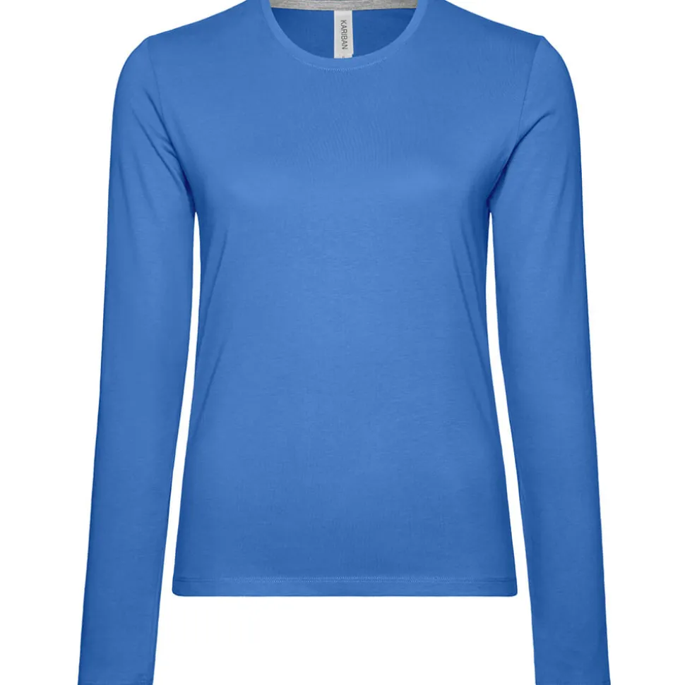 Frauen Rundhals Langarmshirt