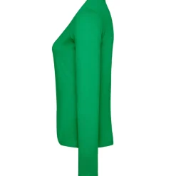 Frauen Rundhals Langarmshirt