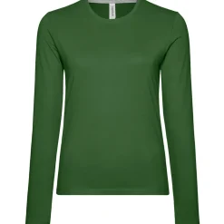 Frauen Rundhals Langarmshirt