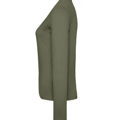 Frauen Rundhals Langarmshirt