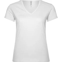 Frauen T-Shirt mit V-Ausschnitt