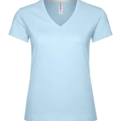 Frauen T-Shirt mit V-Ausschnitt