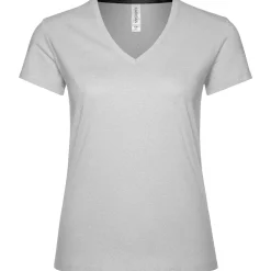 Frauen T-Shirt mit V-Ausschnitt