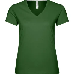 Frauen T-Shirt mit V-Ausschnitt