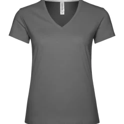 Frauen T-Shirt mit V-Ausschnitt