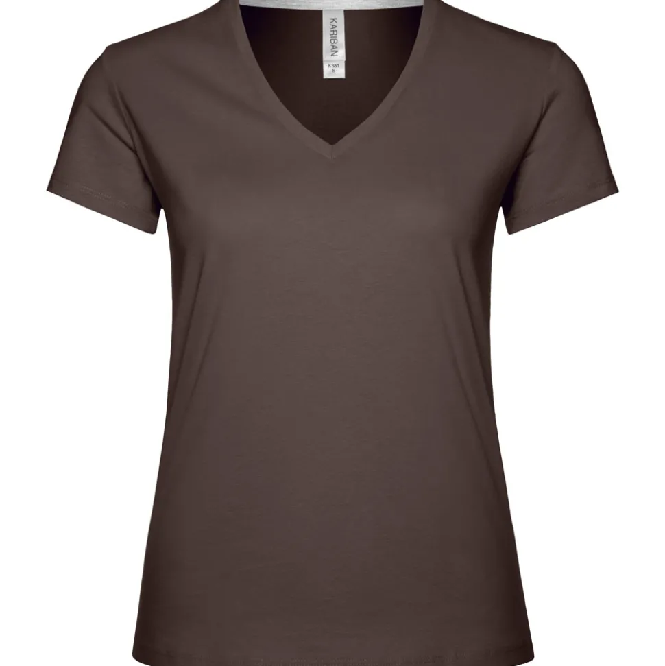 Frauen T-Shirt mit V-Ausschnitt