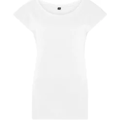 Frauen T-Shirt mit weitem Rundhalsausschnitt