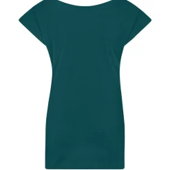 Frauen T-Shirt mit weitem Rundhalsausschnitt