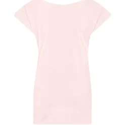 Frauen T-Shirt mit weitem Rundhalsausschnitt