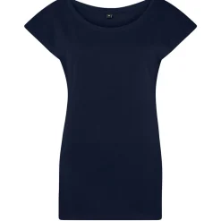 Frauen T-Shirt mit weitem Rundhalsausschnitt